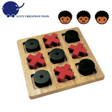 Tic Tac Toe Hölzernes Brettspiel